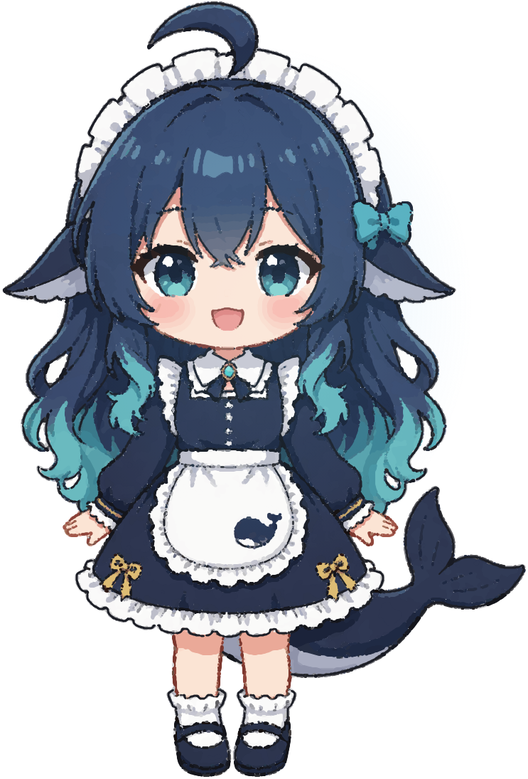CSS 鲸鱼娘
